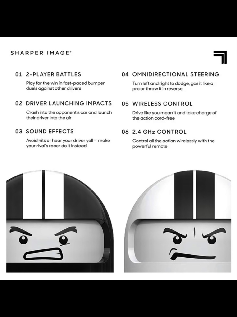 Sharper Image Road Rage Remote Control Bumper Cars - Picture 5 of 7